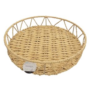 BANDEJA SISAL D30x6CM NATURAL