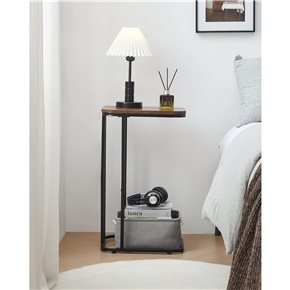 MESA AUXILIAR 50x30x58CM MDF BASE METAL