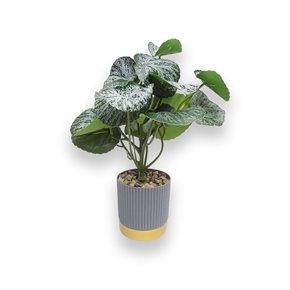 BEGONIA ARTIFICIAL CON MACETA 27x8.6CM