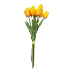 RAMO 9 TULIPANES NARANJA