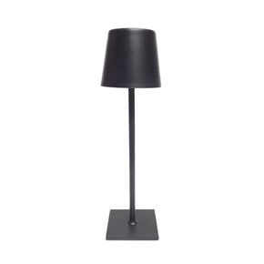 LAMPARA DE MESA LED 38CM NEGRO