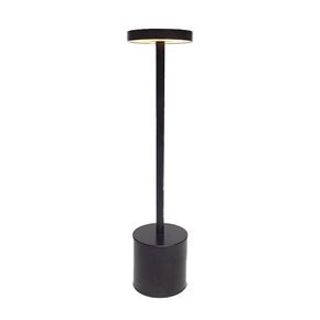 LAMPARA DE MESA LED 34CM RESTO NEGRO