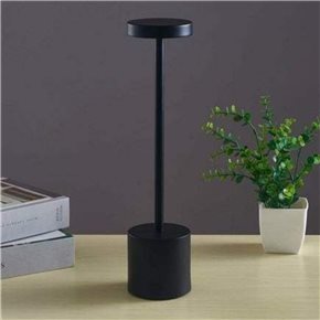 LAMPARA DE MESA LED 34CM RESTO NEGRO
