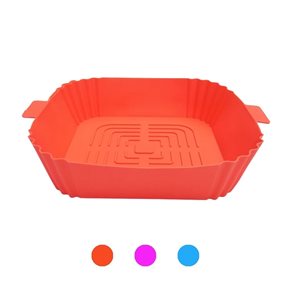 CESTO SILICONA PARA FREIDORA 20x20x5CM SURTIDO