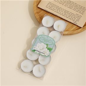 SET 12 VELAS TEALIGHT BLANCO