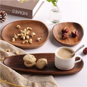 BANDEJA OVAL 12x30CM MADERA BAMBOO