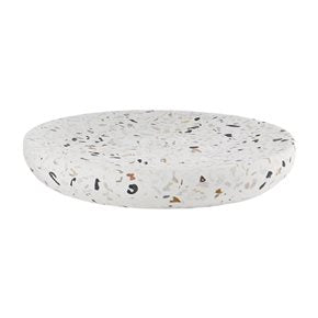 JABONERA CERAMICA D12CM TERRAZO