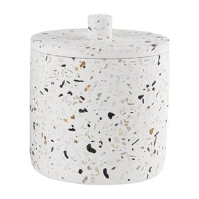 FRASCO C/TAPA CERAMICA 9x9CM TERRAZO