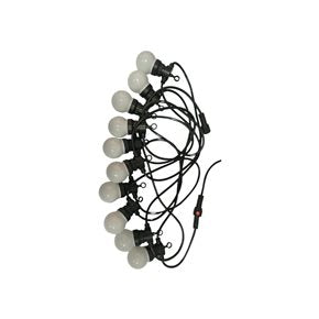 GUIA LUCES LED EXTERIOR CALIDA 5M/10 BOMBITAS