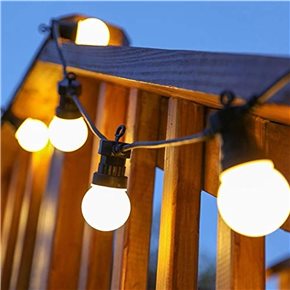 GUIA LUCES LED EXTERIOR CALIDA 5M/10 BOMBITAS