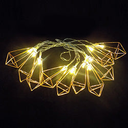 GUIA LED X20 ROMBOS COBRE CON ENCHUFE