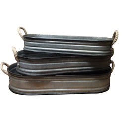 LATON METAL MEDIANO C/ ASAS CUERDA 68X28X11CM