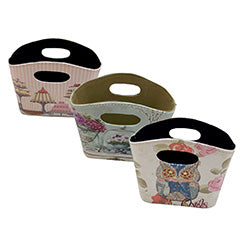 CESTA MULTIUSO DISEÑOS SURTIDOS 17.5X9.5X19CM