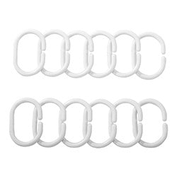 ARGOLLAS X12 PARA CORTINA DE BAÑO