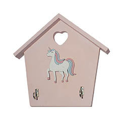 PORTA LLAVES UNICORNIO PEQ 19.5X19CM COLORES SURT