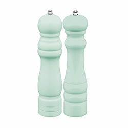 PIMENTERO MADERA 19.5CM VERDE AGUA