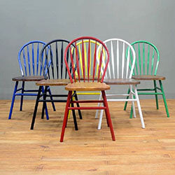 SILLA MADERA 39×42×91CM NEGRO