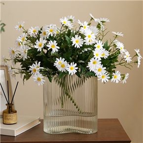 RAMO FLORES MARGARITAS H36CM BLANCO