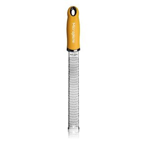RALLADOR CON MANGO MUSTARD AMARILLO MICROPLANE