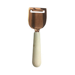 REBANADOR DE QUESO 11X6X3CM  MARMOL BLANCO Y ACERO