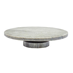 PLATO CON BASE GIRATORIA 25X25CM BEIGE