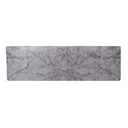TABLA 50X18CM BLANCA ACABADO SIMIL MARMOL MELAMINA