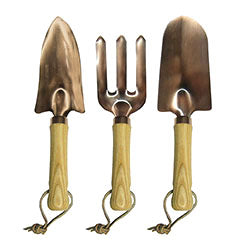 SET X3 HERRAMIENTAS JARDIN PALA/TRIDENTE/TRASPLANT