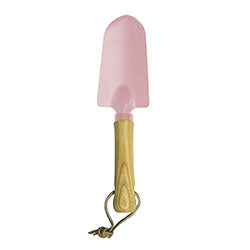 PALA JARDIN 28X7.8CM ROSA AC INOX C/MANGO MADERA