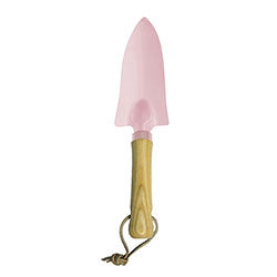 TRASPLANTADOR ROSA AC INOX C/MANGO MADERA. 28X6.2CM