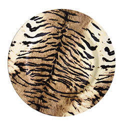 PLATO DE SITIO 33CM DISEÑO ANIMAL PRINT TIGRE