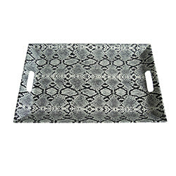 BANDEJA DE DISEÑO ANIMAL PRINT SERPIENTE. 50x33 CM