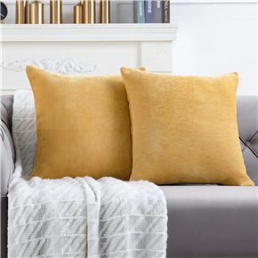 ALMOHADON VELVET 40x40CM BEIGE