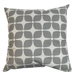 ALMOHADON ESTAMPADO 45x45CM ESTRELLA GRIS/BLANCO