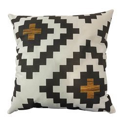 ALMOHADON ESTAMPADO 45x45CM PIXEL BLANCO/NEGRO