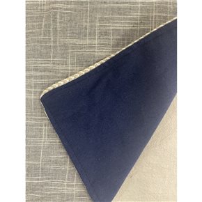 INDIVIDUAL DE TELA POLIALGODON 33x44CM AZUL