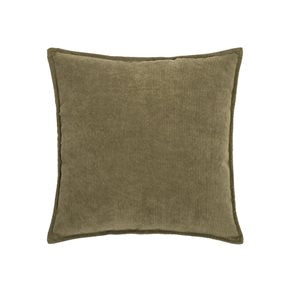ALMOHADON  DE PANA 45x45CM VERDE OLIVA