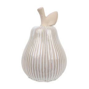 PERA CERAMICA ACANALADA 8.5x8.5x13CM TORNASOLADO