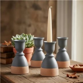 CANDELABRO BOCEL D6.5x12CM CERAMICA