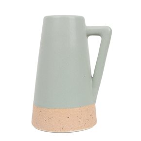 CANDELABRO ASA 6x5x8.3CM CERAMICA VERDE