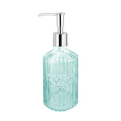 DISPENSADOR DE JABON AZUL MATE 8.3XH20.8CM