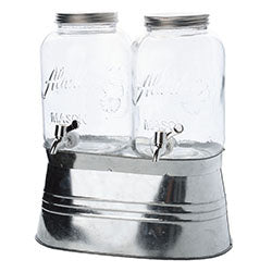 SET 2 DISPENSADORES ALADDIN 3.8L C/ TAPA BASE META