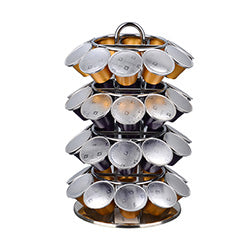 SOPORTE PARA CAPSULAS DE CAFE D14 H22CM METAL