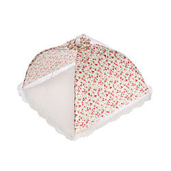 COBERTOR ALIMENTOS PLEGABLE 31X31CM RED Y TELA