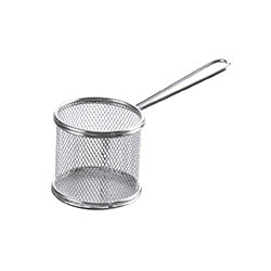 CANASTA PARA FRITURAS RED. D9xH8x11CM ACERO INOX