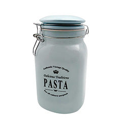 FRASCO VIDRIO PASTA 1400ML TAPA CERAM D11/H20.5CM