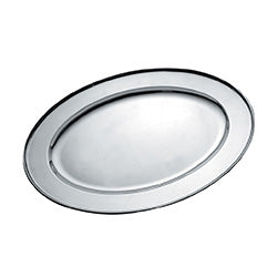 FUENTE 750ML OVAL LLANA ACERO 30CM