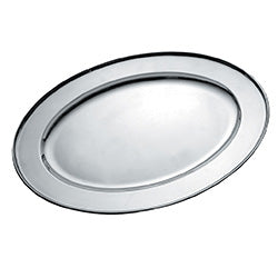 FUENTE OVAL LLANA ACERO 35CM