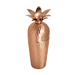 COCTELERA PIÑA 500ML ACERO INOXIDABLE LAQUEADO COBRE