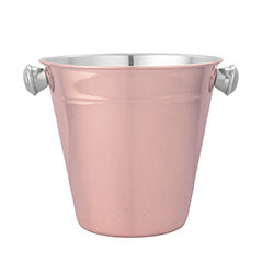 BALDE DE HIELO ACERO INOXIDABLE ROSE GOLD MATE. D14CM