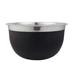 BOWL ACERO INOX D29CM EXTERIOR NEGRO MATE